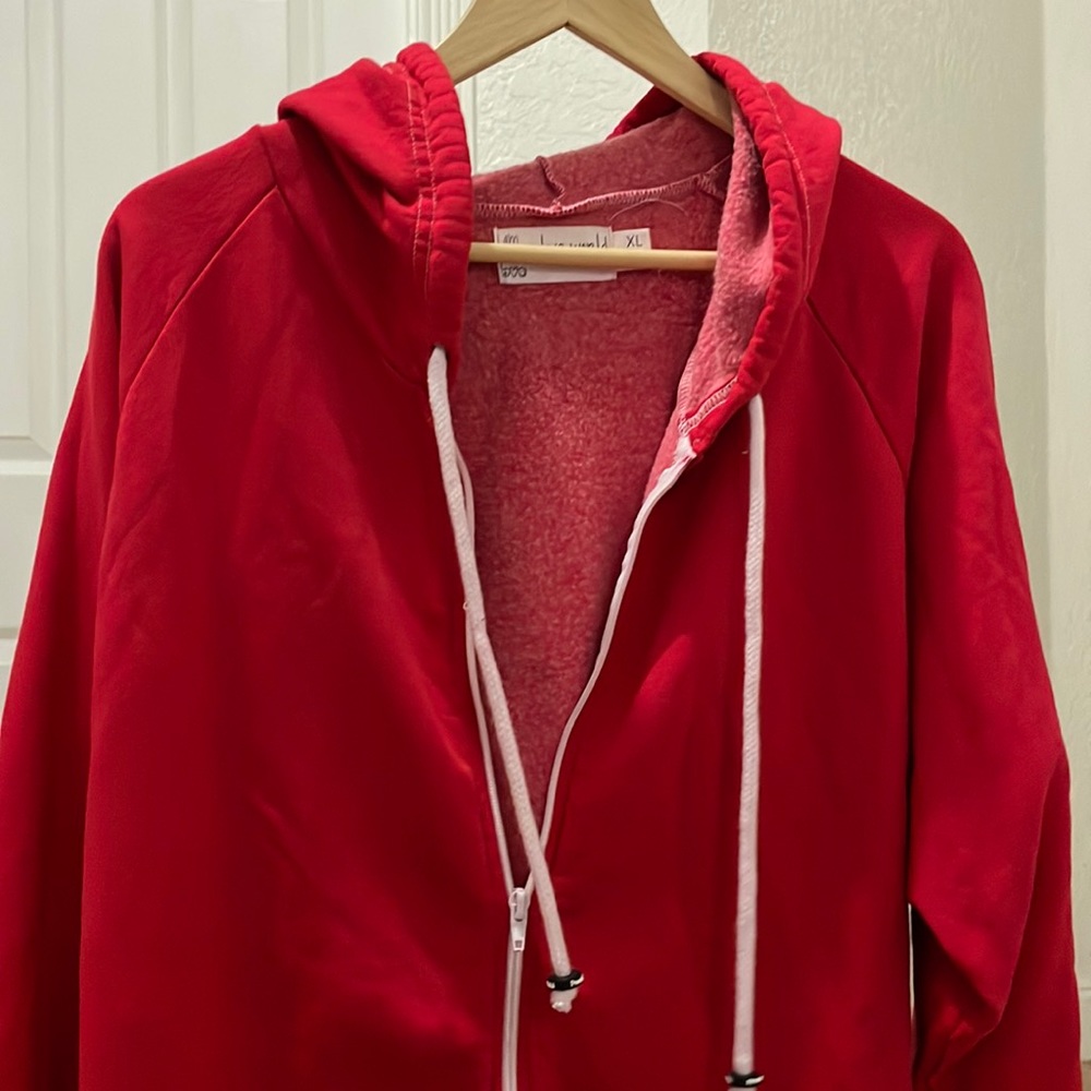 Red hoodie